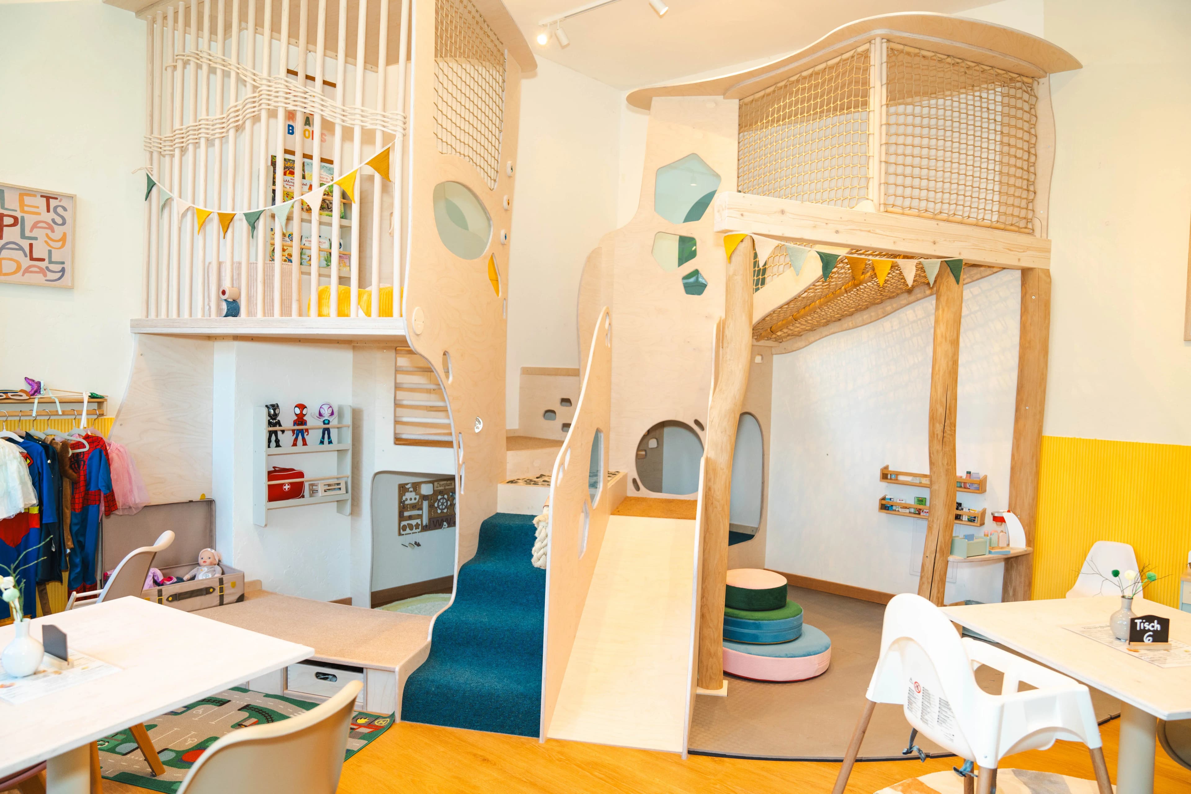 Spielbereich im Zwerghain Eltern-Kind-Café in Berlin-Lichterfelde